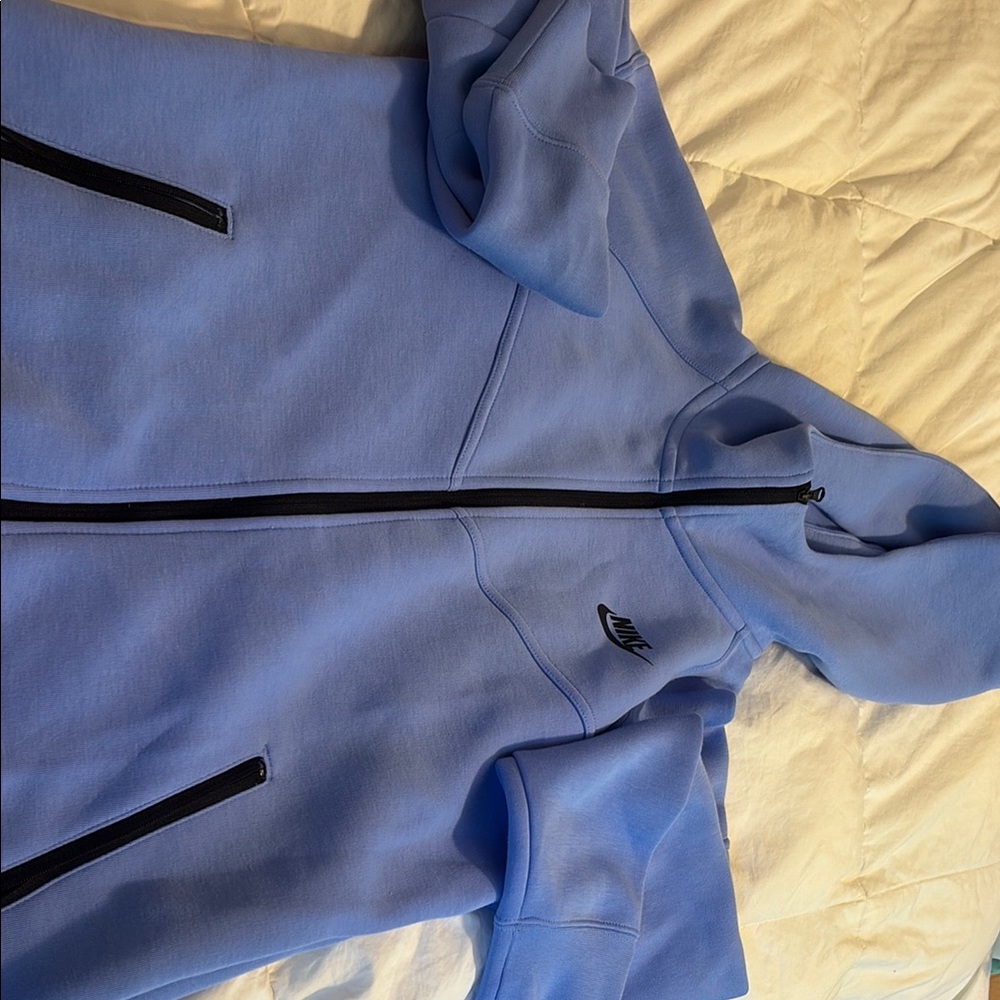 Nike Tech- Light Blue/Purple Full-Zip Hoodie